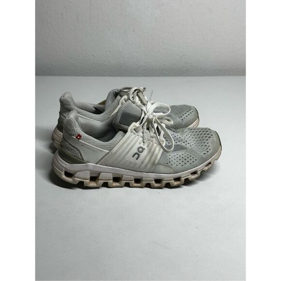 On Cloudswift Womens Running Shoes Lace Up White Gray Size 7 See Description - Picture 1 of 15